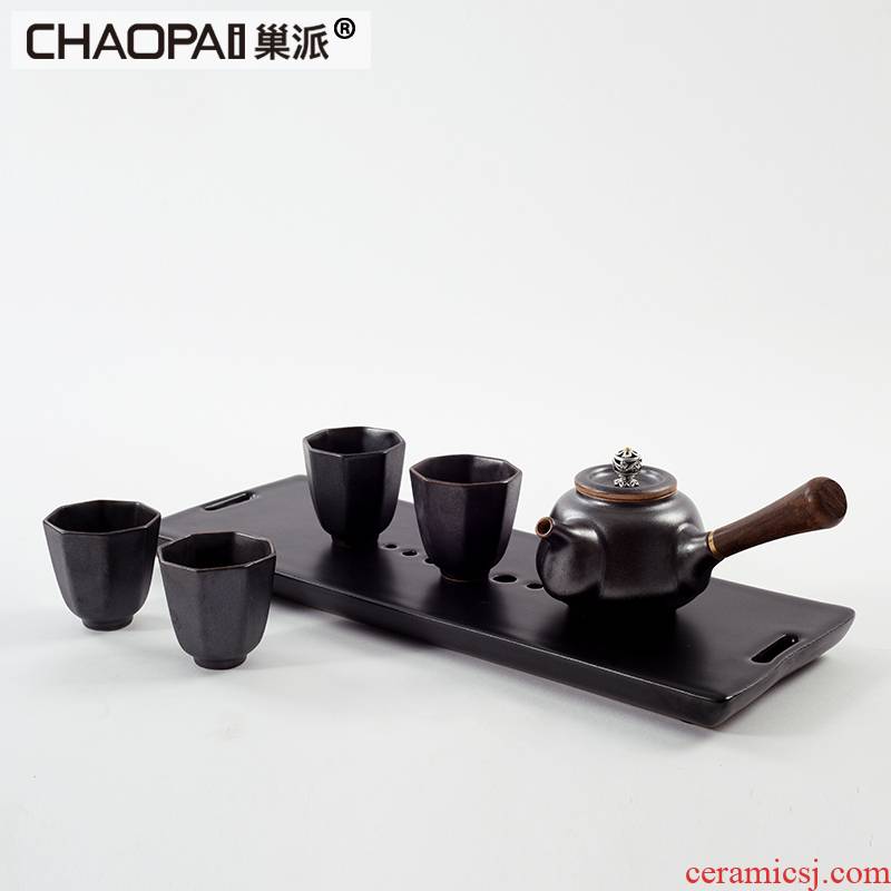 New Chinese style ceramic kung fu tea zen furnishing articles contracted and I tea sample room furniture soft decoration