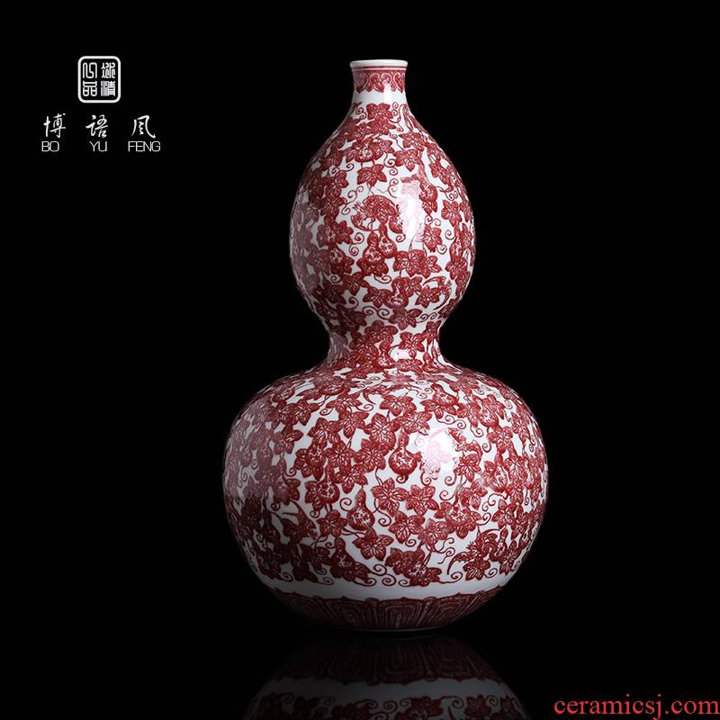 Bo wind hand - made vases, flower arrangement home sitting room adornment of jingdezhen ceramics TV ark place wedding gift