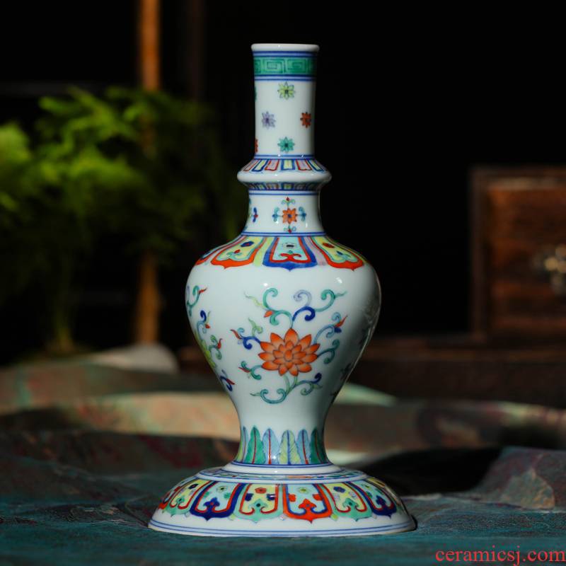 Offered home - cooked archaize of jingdezhen porcelain based holder in furnishing articles hand - made porcelain collection bucket color ceramic art collection