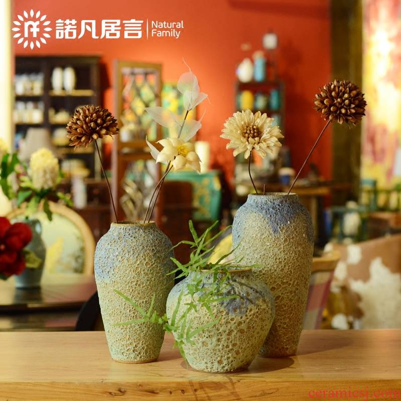 Jingdezhen 's every creative floral outraged flower vases, ceramic household act the role ofing is tasted furnishing articles sitting room housewarming gift simulation flowers