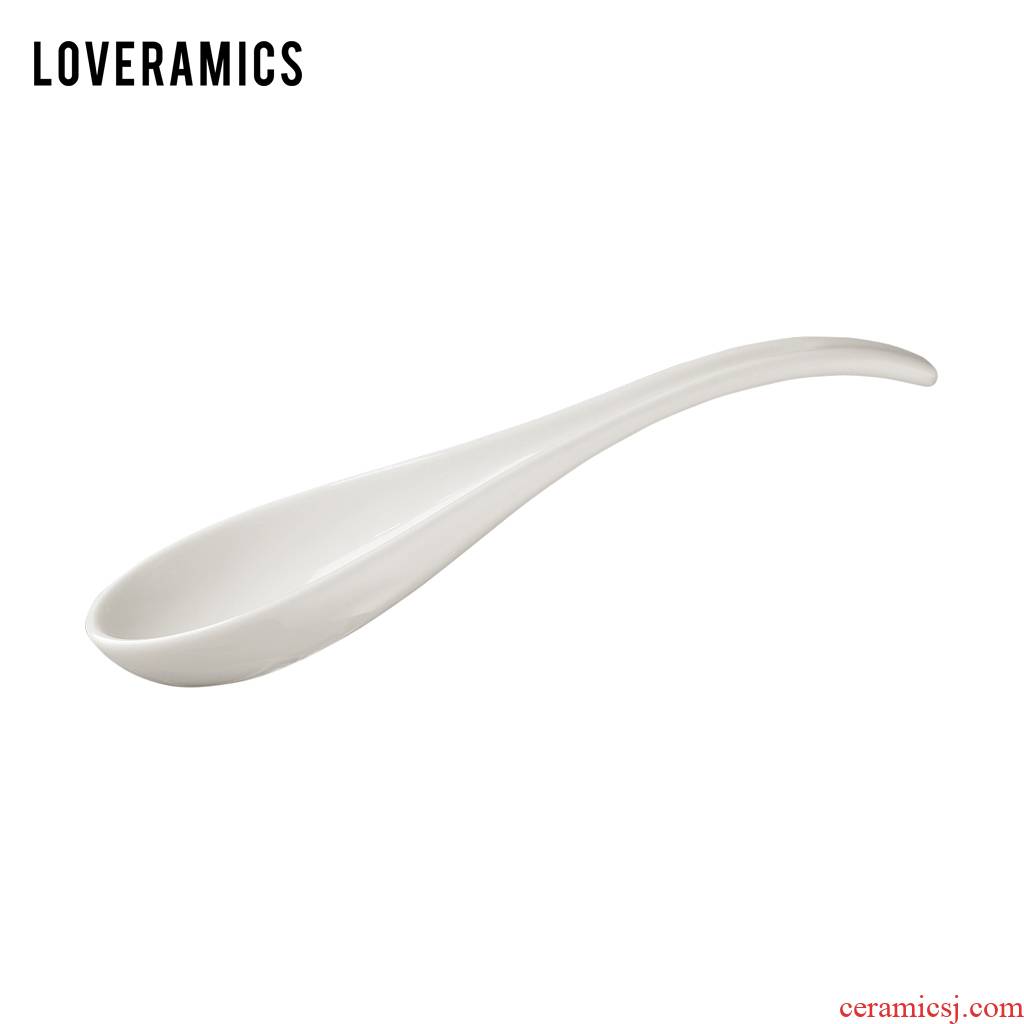 Loveramics love Mrs Er - go! 18 cm (gray) spoon (beige)