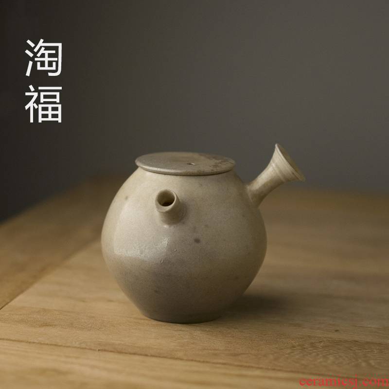 Jingdezhen side after the embryo to burn the teapot ceramic teapot household lasts a kettle pot of kung fu tea set small single pot