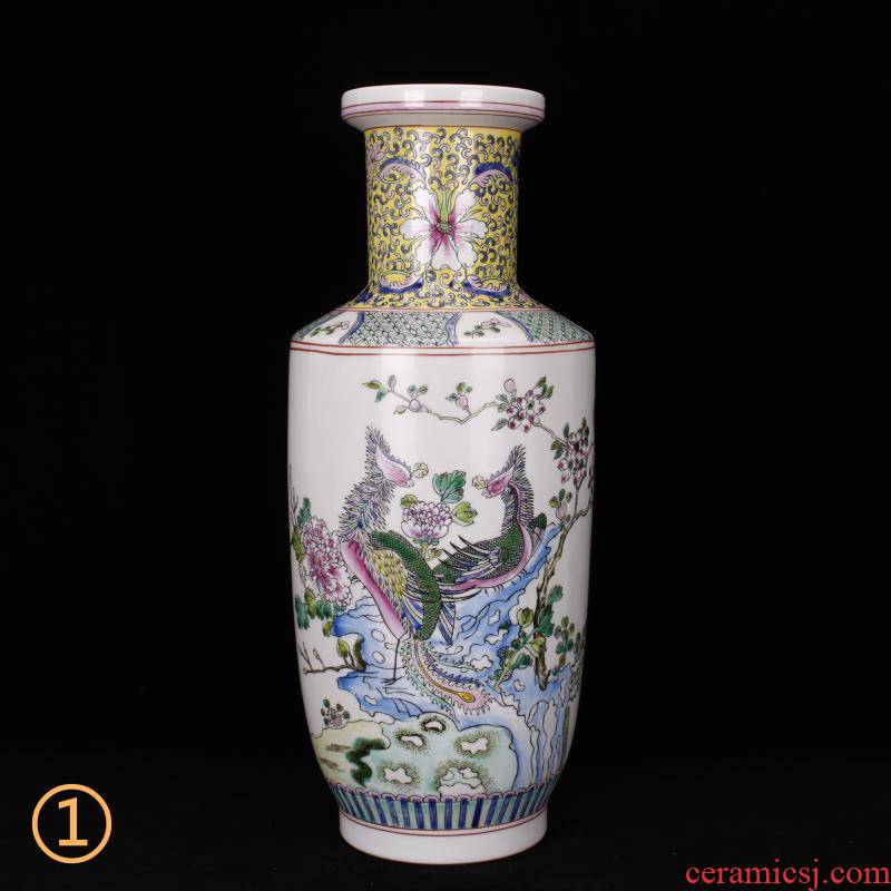 Jingdezhen imitation of the qing dynasty antique vases home furnishing articles of handicraft Chinese style restoring ancient ways furnishing articles for the collection