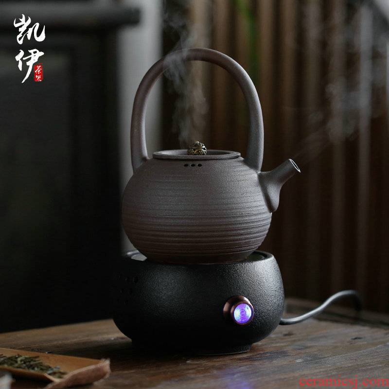 Kate coarse pottery cooked this teapot device girder electric kettle TaoLu kung fu tea set Japanese big teapot with the teapot