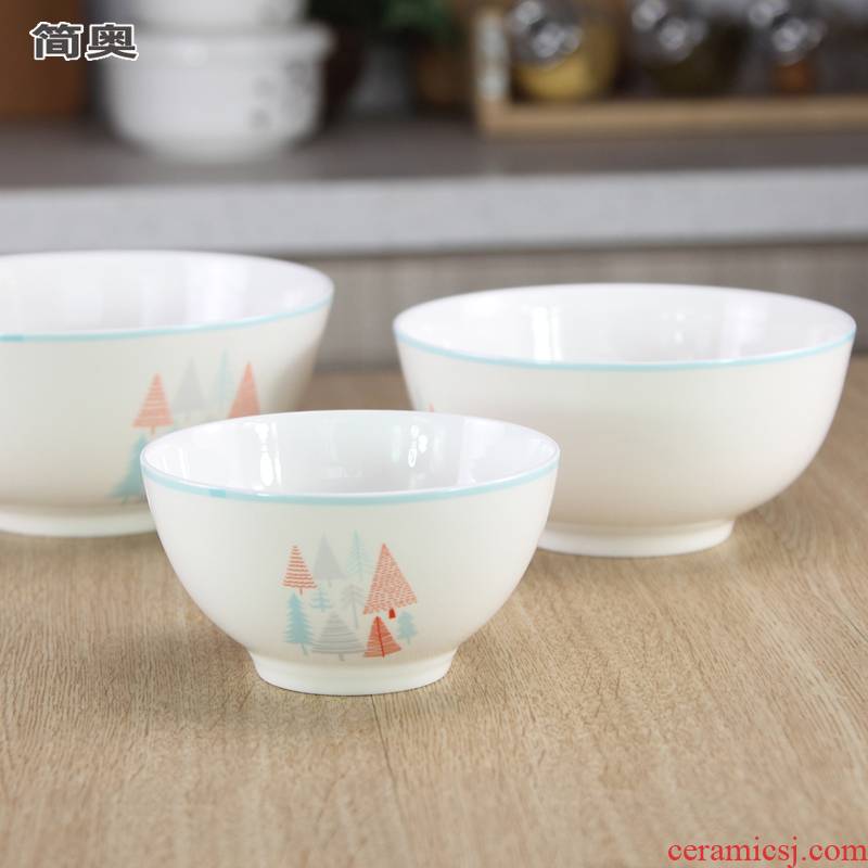 Use of creative move bowls of household ceramic bowls of noodles Bowl of soup Bowl, lovely northern tableware ipads European big Bowl