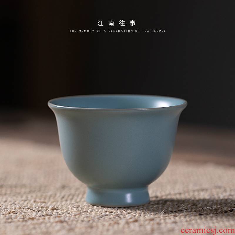Jiangnan shamrock shinhan cup past your porcelain big kung fu tea cups ru up market metrix who cup single glass ceramic sample tea cup