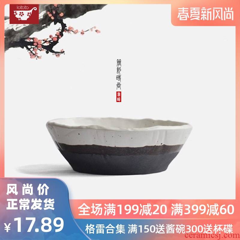 Lototo MoBai Japanese ins household contracted coarse some ceramic bowls small bowl of soup bowl bowl round noodles bowl of tableware