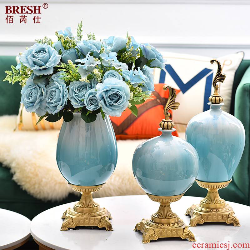Light much creative modern ceramic vases, flower arranging I and contracted sitting room porch TV ark of tea table furnishing articles