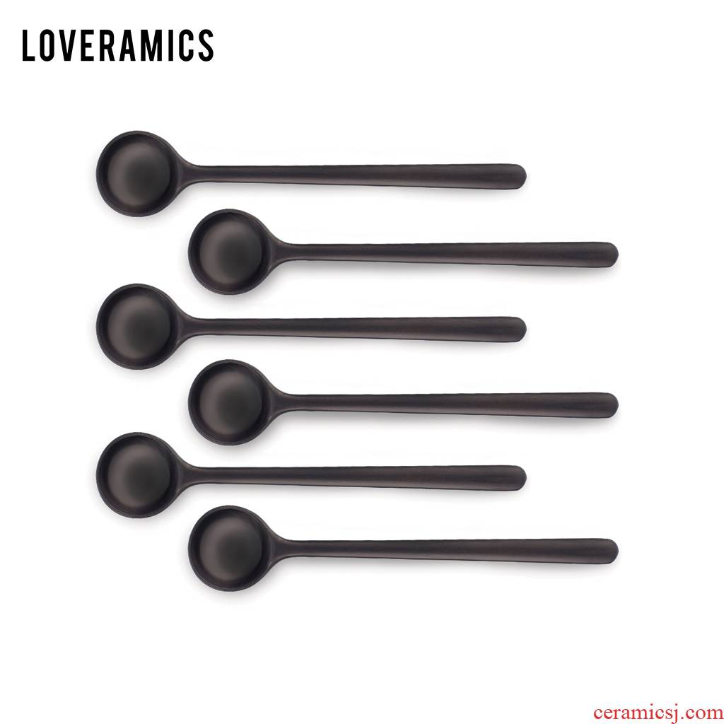Loveramics love Mrs Straight body 10 cm short mixing spoon coffee spoon teaspoon of six times