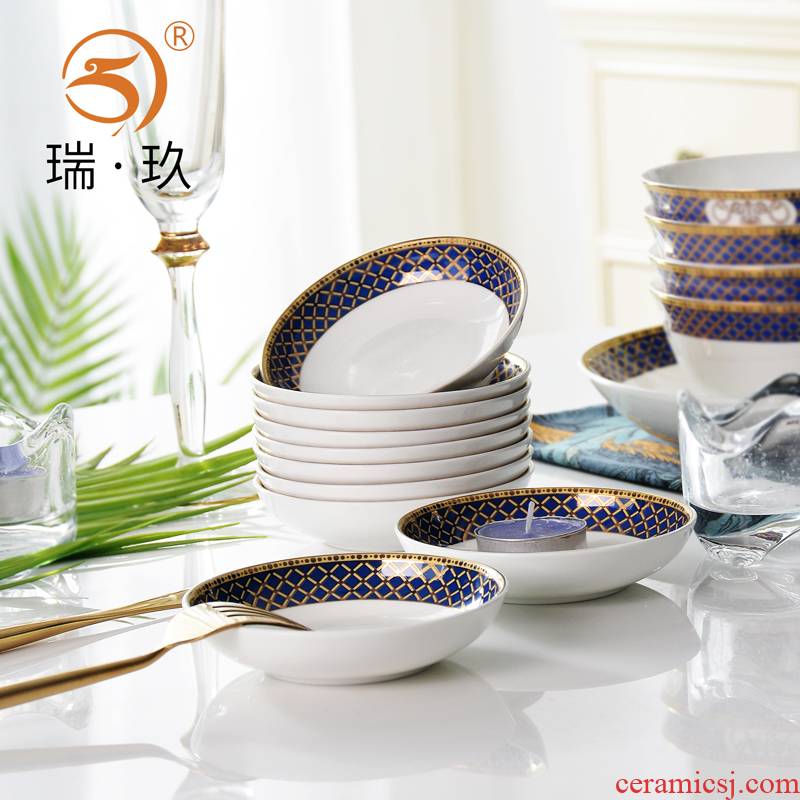 10 home 4 inches ipads China small butterfly dip disc vinegar dish of soy sauce dish base plate four cubits deep dish plates