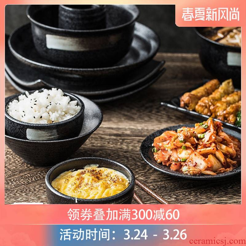 Japanese tableware bowls bowl noodles in soup tureen creative and ceramic bowl rainbow such as bowl of noodles bowl of household