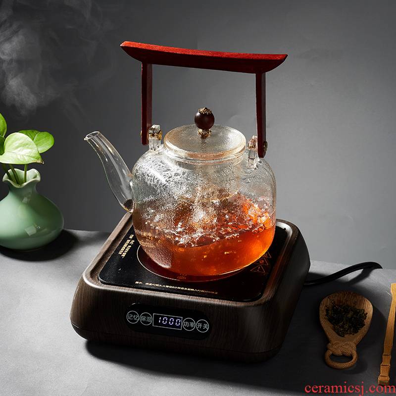 XUANYU/hin reputation ceramic glass steaming tea, black tea boiling pot heat - resisting filtering kung fu tea kettle