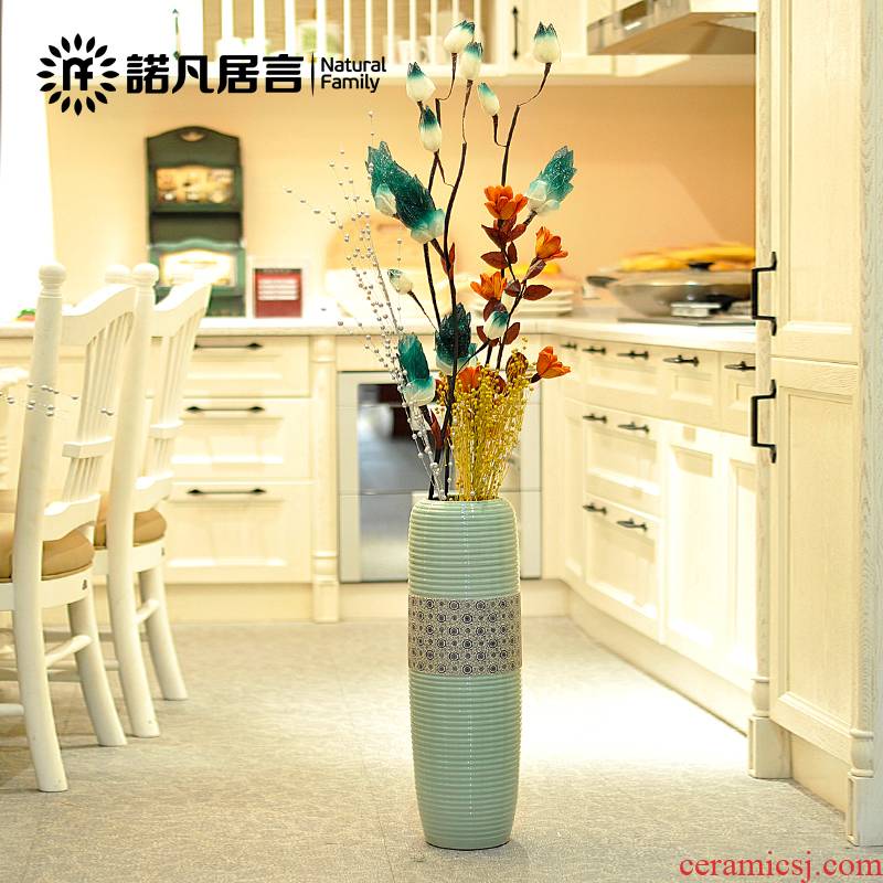 The who said yunnan dried flowers in the living room floor ceramic vase suit simulation flower veins dried flowers, household act the role ofing is tasted