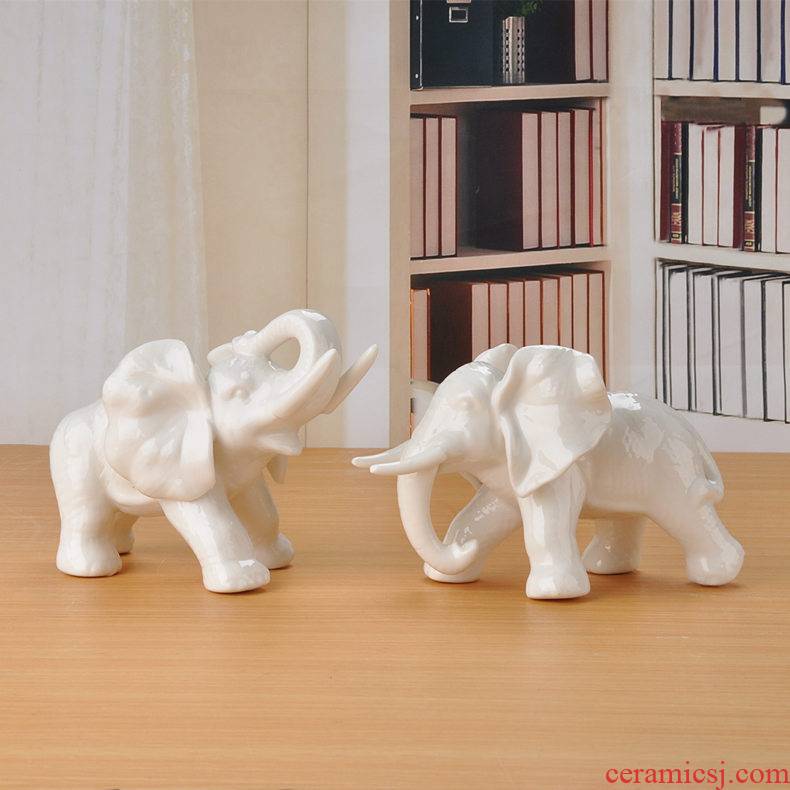 The joy of clay ceramic lovers elephant furnishing articles furnishing articles desk household act The role ofing is tasted wedding present I and contracted