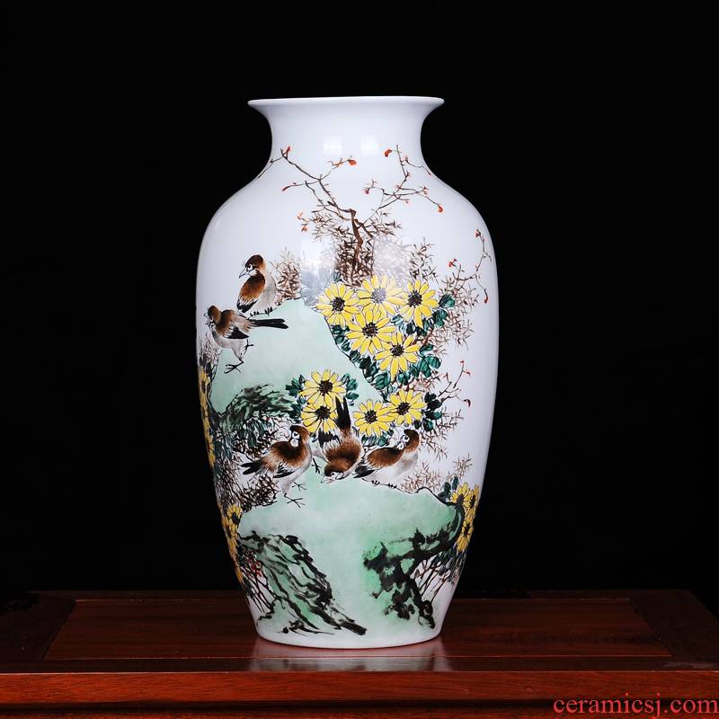 The Master of jingdezhen ceramics Xu Xuegen hand - made vases, drunk qiu home home sitting room handicraft furnishing articles