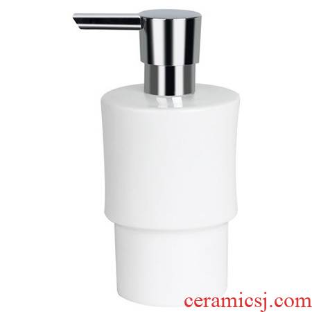 European fashionable sanitary spirella silk he OTT contracted shiny ceramic white latex bottle