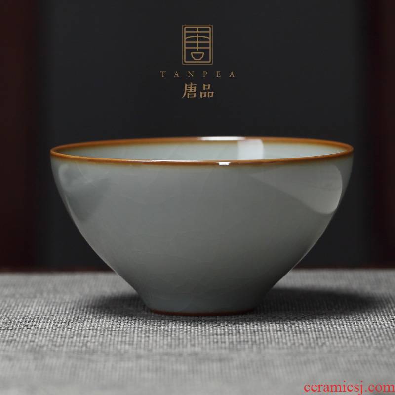 Your up all hand Your porcelain cups cup personal Lord azure sheet slitting tea cups of jingdezhen ceramic kung fu tea set