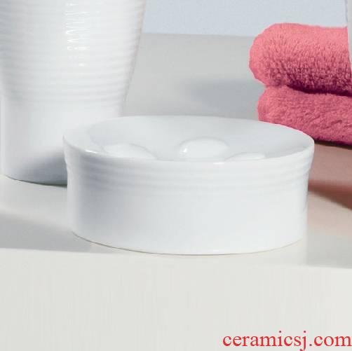 SPIRELLA/silk pury fashion simple Apollo ceramic toilet soap box of creative European - style soap box