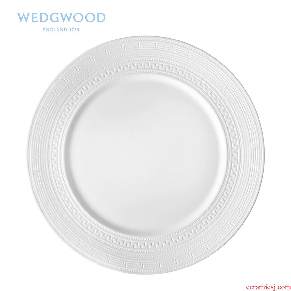 British Wedgwood waterford Wedgwood Intaglio anaglyph banquet dinner lining plate of 30 cm ipads porcelain plates