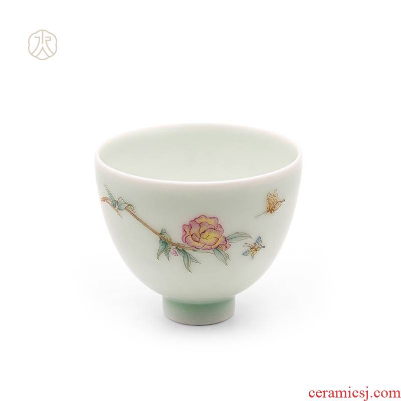 Cheng DE xuan tea set, jingdezhen ceramic masters cup pure hand draw pastel JianJian several beam, 227 single CPU