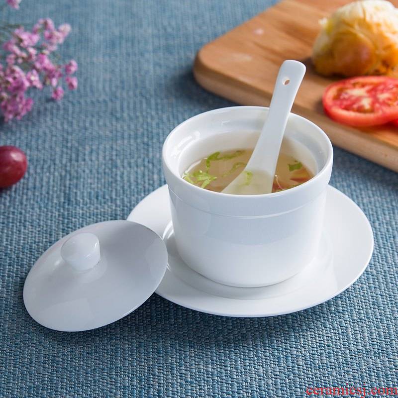 Water stew stew soup bowl dessert cup bird 's nest ceramic cup electric stew stew bladder