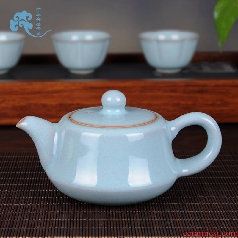 Undressed ore archaize your up with pure manual your porcelain ceramic teapot kung fu tea set single pot teapot CiHu Chinese style household