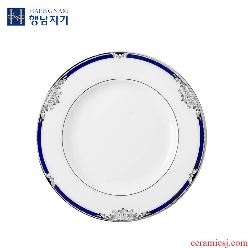 HAENGNAM Han Guoxing south 10 inch flat sheet only to ipads China porcelain knight steak tray table plate