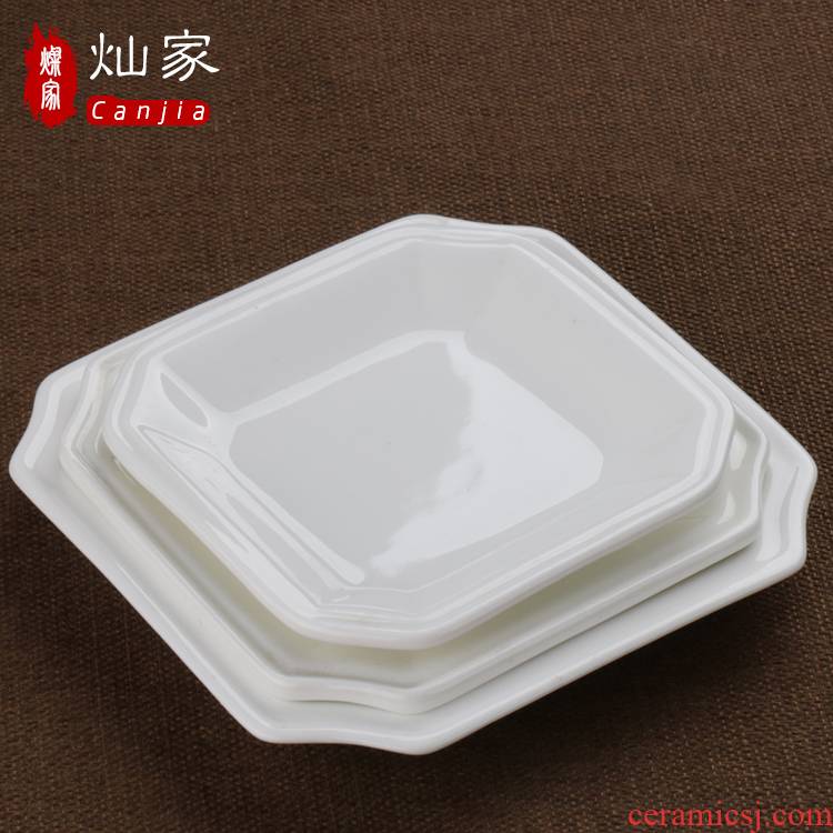 Can is pure White House of lead - free ceramics tapas dishes tableware serving dessert cake fruit dish plates