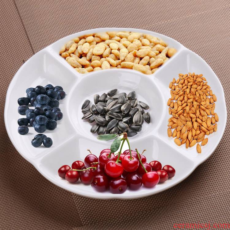 Can is home more than five compote ceramic round more frames fruit bowl kitchen utensils, snack plate