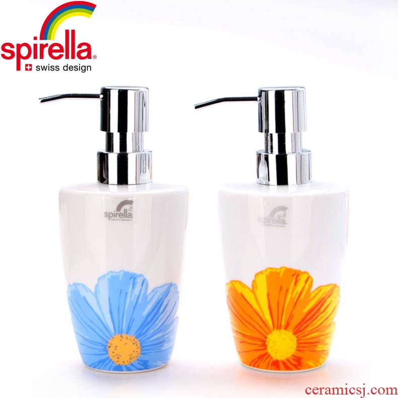 SPIRELLA/silk pury by ceramic bottle lotion bottle shampoo to wash your hands a soap bottle expressions using packing pressure