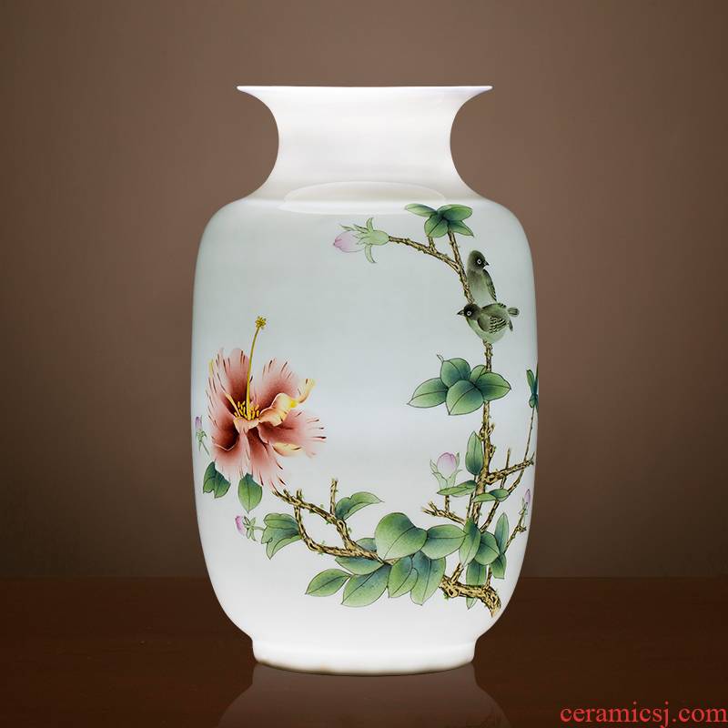 Jingdezhen ceramics vase famous master hand - made home decoration of new Chinese style decoration in the sitting room porch place
