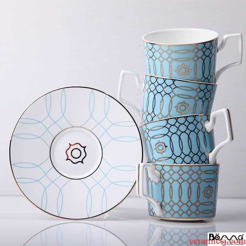 Blue Aegean ipads in Europe and the coffee cup ceramic English afternoon tea set gift western dishes