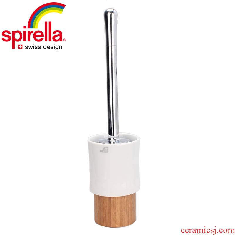SPIRELLA/silk PuRuiZhu porcelain phase spell ceramic toilet brush to clean the toilet brush set toilet long handle