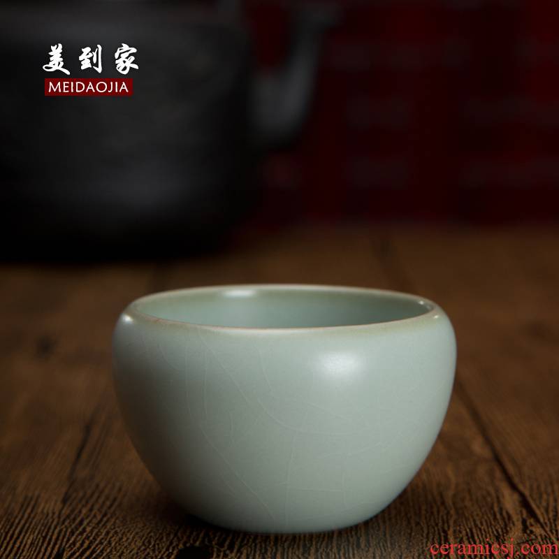 Beautiful home your up single cup small zen cup hand your porcelain crack glaze kung fu tea sample tea cup gift boxes
