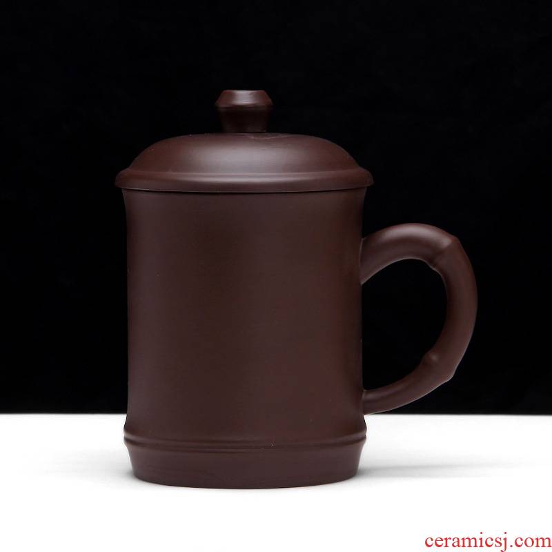 Mingyuan FengTang yixing purple sand cup all hand purple sand cup office cup special kung fu tea boss cup cup
