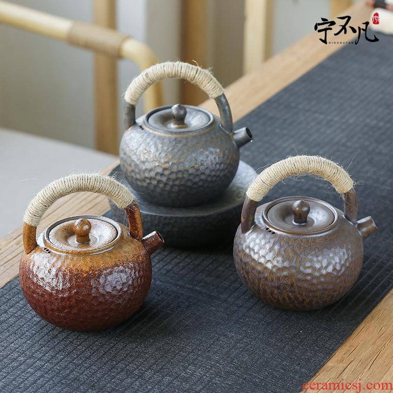 Ning uncommon hammer girder temperature pot of cooked Japanese tea teapot ceramic teapot electric furnace amphibious TaoLu alcohol