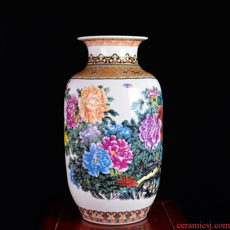 HP - 60 jingdezhen ceramics with a silver spoon in its ehrs expressions using the and household of large vases, flower arrangement sitting room porch decorate furnishing articles