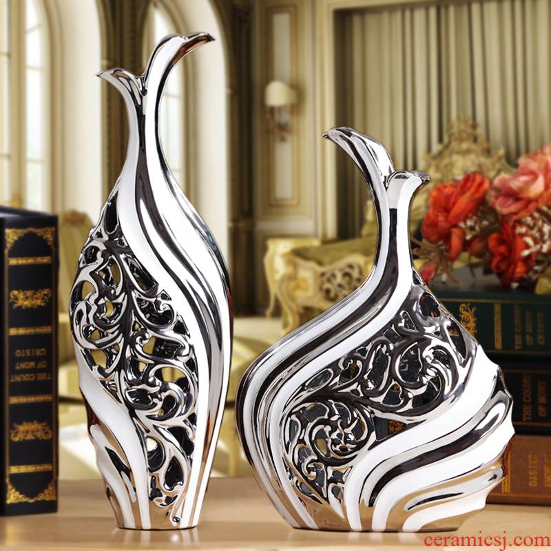European vase furnishing articles household act the role ofing is tasted ceramic wine sitting room adornment TV ark, contracted and modern decoration process