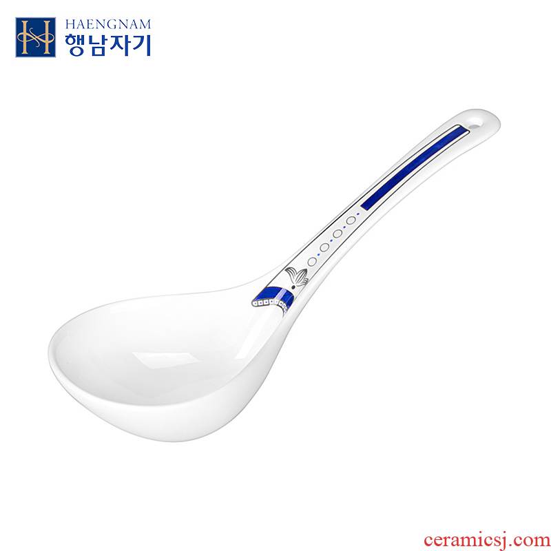HAENGNAM Han Guoxing knights of south China big spoon of single only glair ipads porcelain tableware Han edition spoons