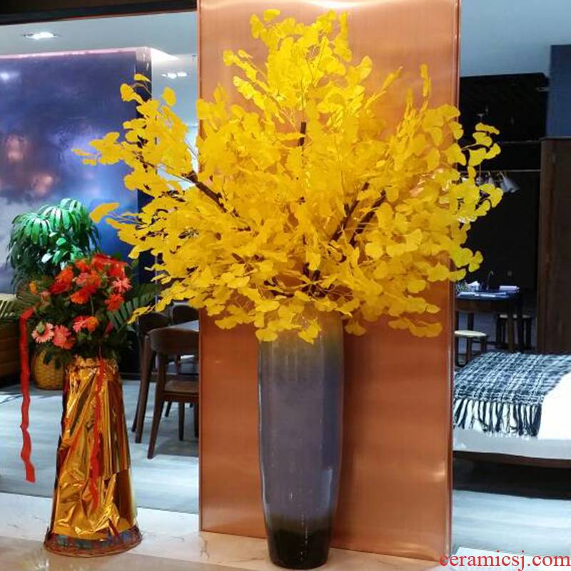Jingdezhen ceramic vase sitting room of large conference room, cafe restaurant decoration to the hotel the entity shop furnishing articles