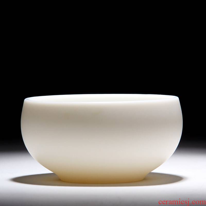 Mingyuan FengTang dehua white porcelain porcelain ivory white jade zen ji burn sample tea cup cup cup high white essence move masters cup