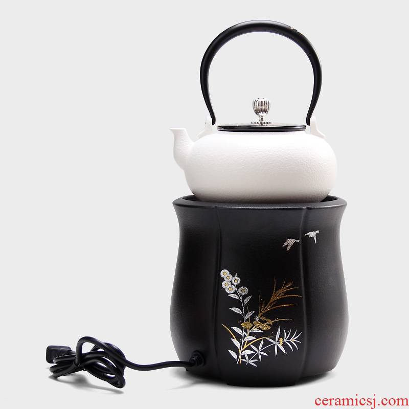 Mingyuan FengTang warbler song TaoLu tea stove'm electricity iron pot what silver tea pot, ceramic glass tea kettle