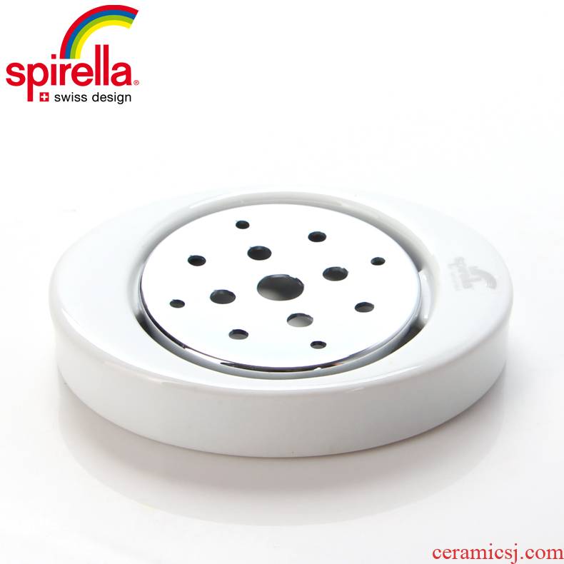 SPIRELLA/silk pury creative ceramic Mali contracted European - style bathroom sanitary toilet soap box of soap box drop