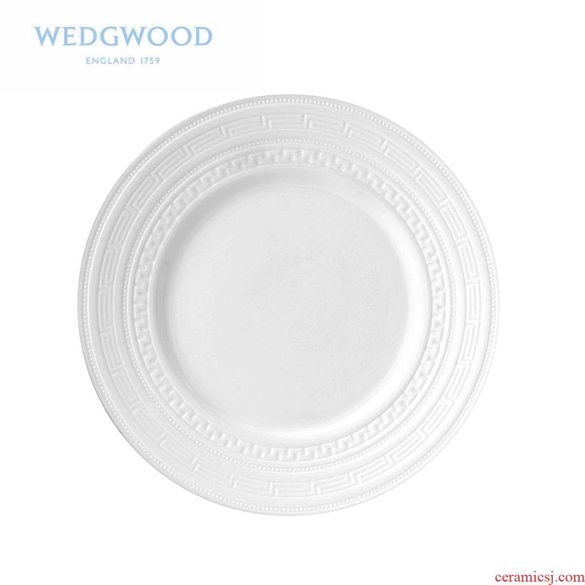23 cm WEDGWOOD waterford WEDGWOOD Italian embossed plate ipads porcelain dish dish household utensils European box