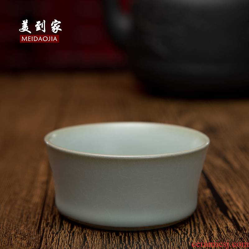 Beautiful home your up porcelain cups bodhi cup kung fu tea cup your up crack glaze purple tea set gift box