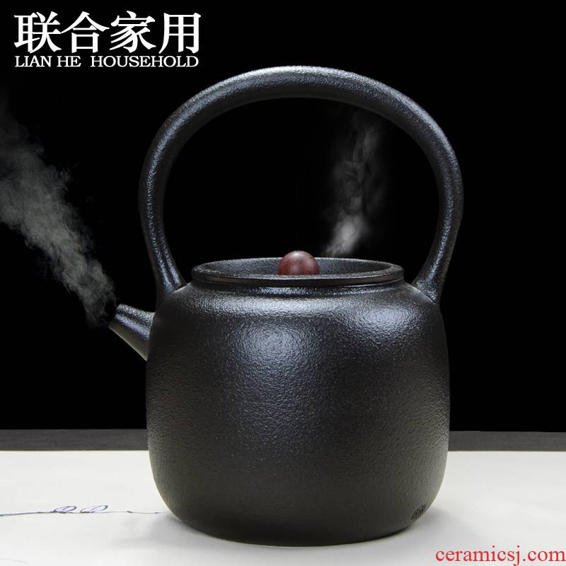 To be household black pottery teapot kettle household electrical TaoLu single pot boiling pot of tea, the tea is taking