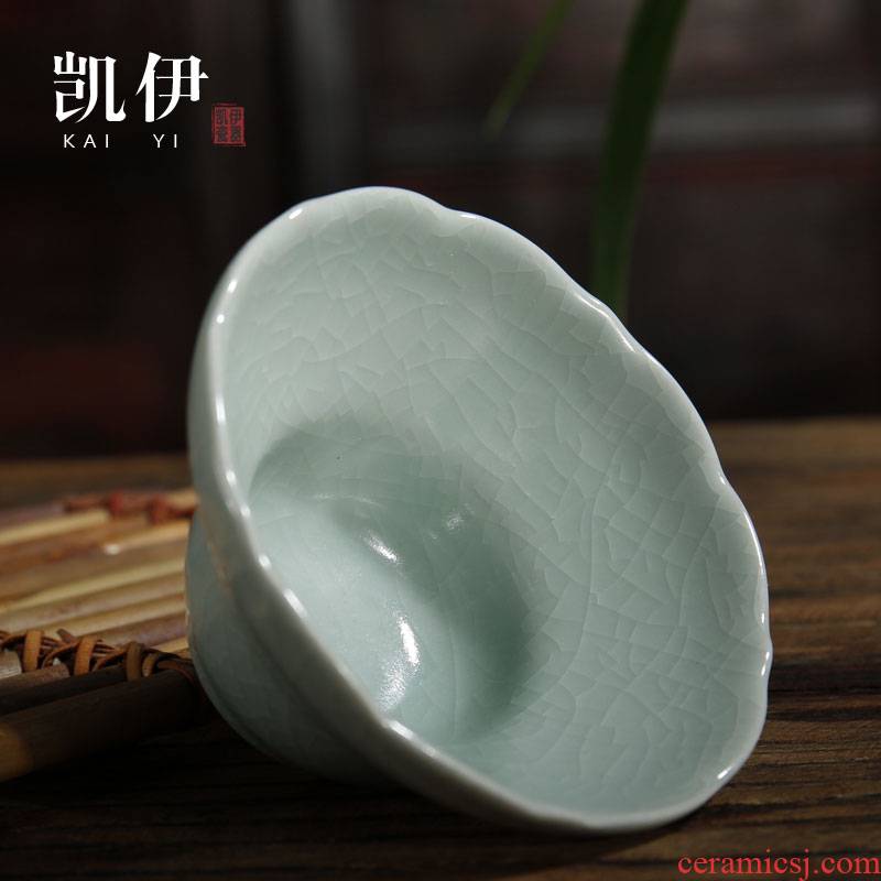 Kate your up flower cup tea cups sample tea cup single CPU kung fu tea set your porcelain pieces of glass ceramic cup