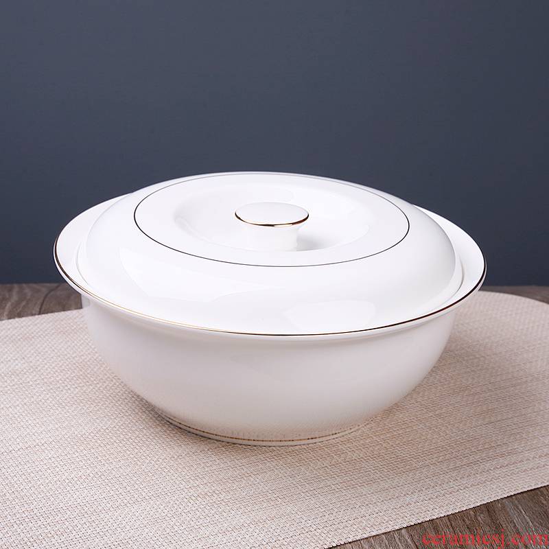 Tangshan ipads porcelain clay pot soup pot of household ceramics palace waterproof porcelain clay pot stew pot tableware kitchen tableware that occupy the home