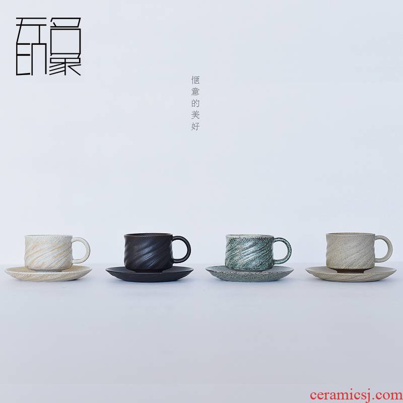 Unknown impression coffee cup suit European ceramic coffee cups and saucers creative contracted move coffee cup