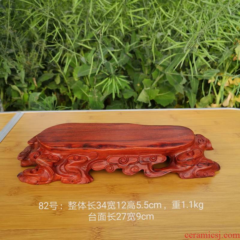 Pianology picking 82 redwood carved base solid wood handicraft furnishing articles base with flowers miniascape base